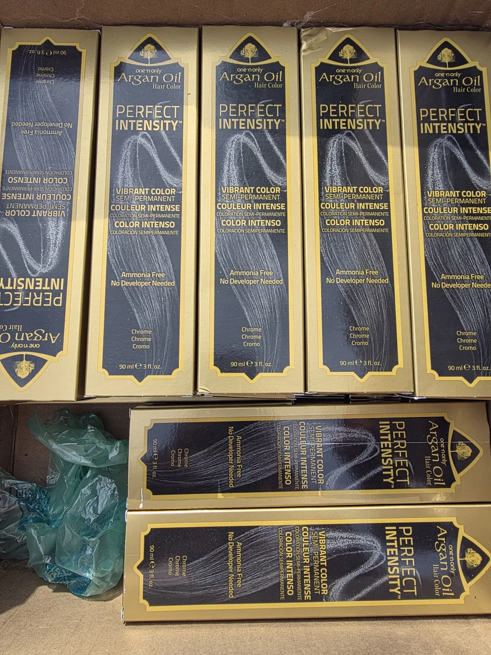 27pcs Bulk LOT Argan Oil Perfect Intensity UNISEX Hair Color - Chrome